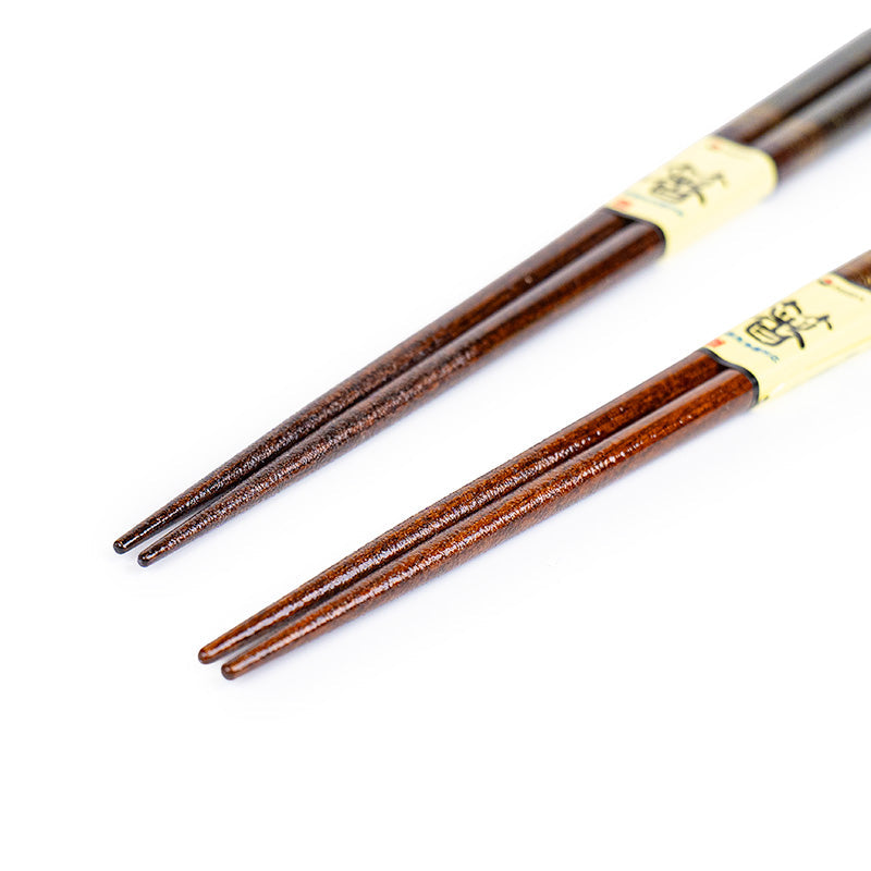 Coffret 2 Paires Baguettes Japonaises avec Dorures