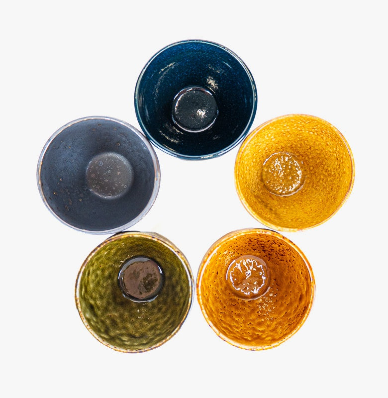 Coffret 5 Tasses Japonaises Hannari