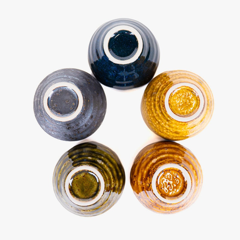 Coffret 5 Tasses Japonaises Hannari