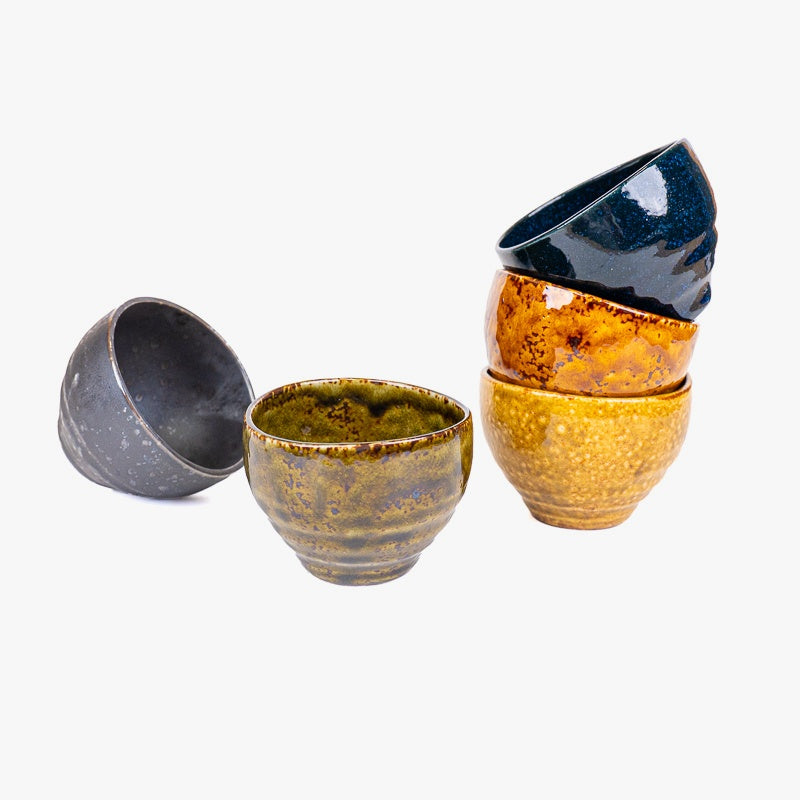 Coffret 5 Tasses Japonaises Hannari