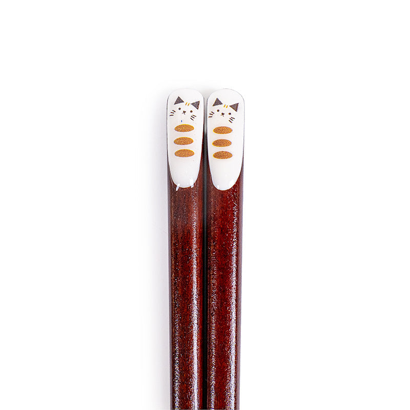 Coffret Baguettes Japonaises & Repose-Baguettes Chat