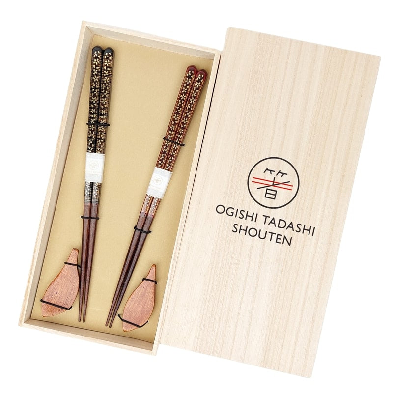 Coffret Baguettes Japonaises Sakura d’Or