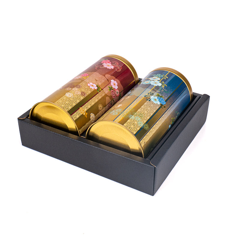 Coffret Deux Boîtes à Thé Métal Bokashi