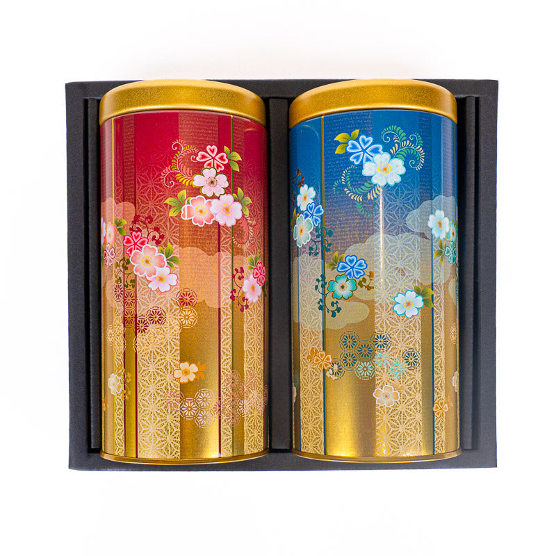 Coffret Deux Boîtes à Thé Métal Bokashi