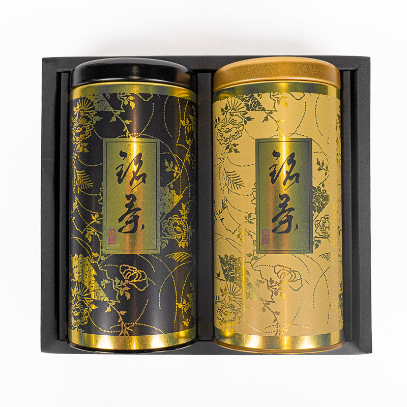 Coffret Deux Boîtes à Thé Métal Gentaku