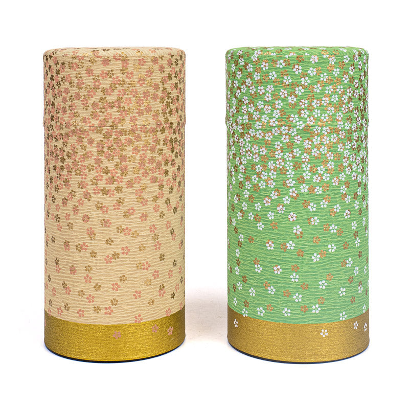 Coffret Deux Boîtes à Thé Papier Washi Hanazono