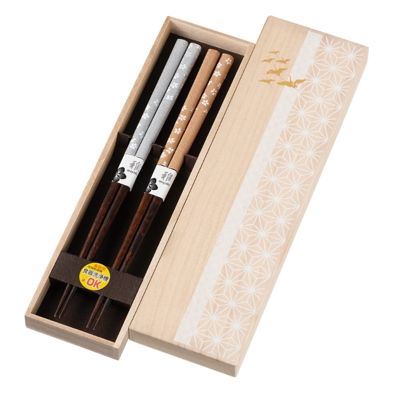 Coffret Duo Baguettes Japonaises Sakura