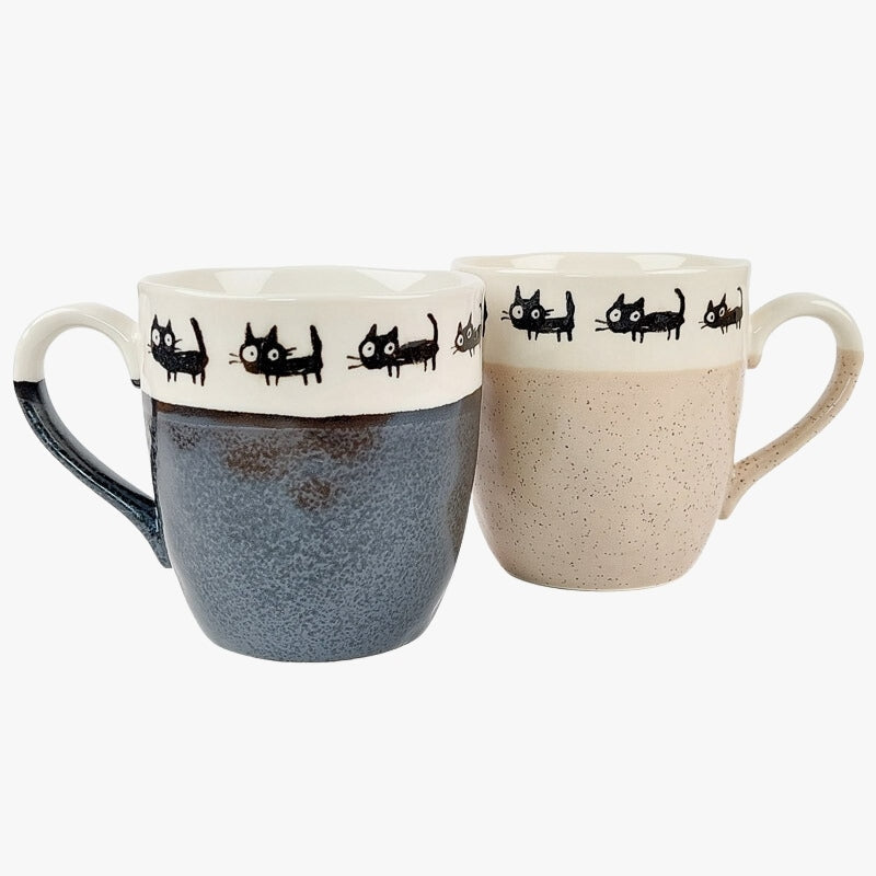 Coffret Mugs Japonais Chat