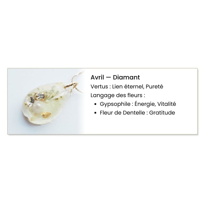 Collier Japonais Porte-Bonheur - Avril