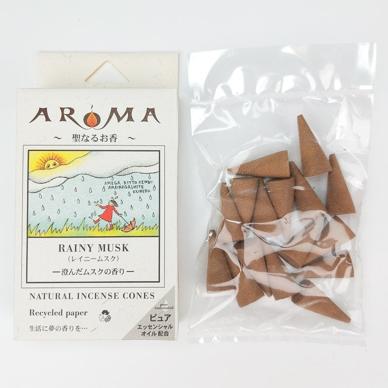 Cône d’Encens Musc Pluvieux