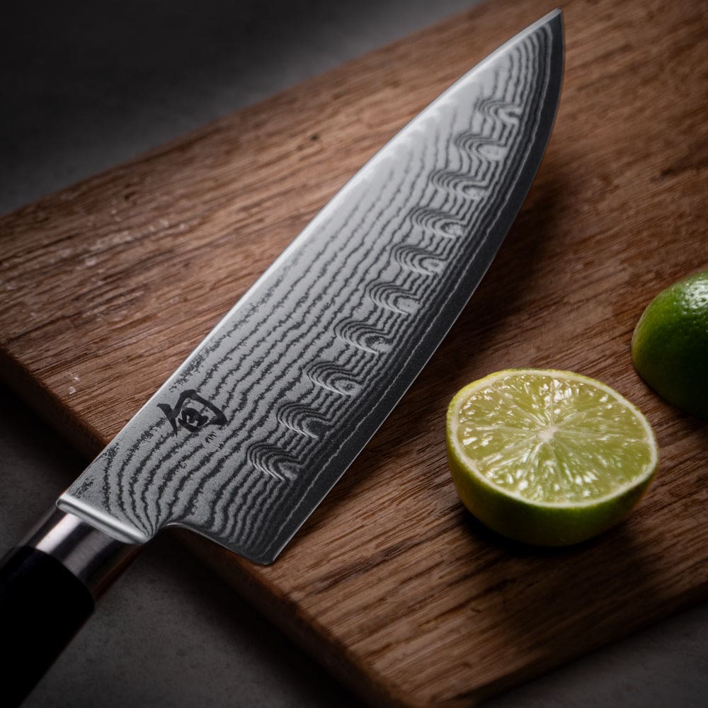 Couteau de Chef Shun Classic Lame Alvéolée 20 cm