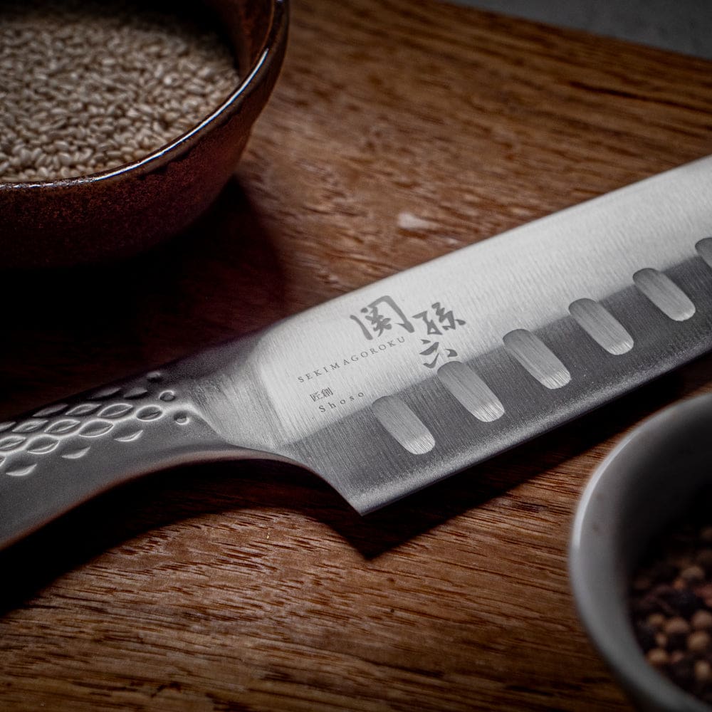 Couteau Santoku Alvéolé Seki Magoroku Shoso 16,5 cm