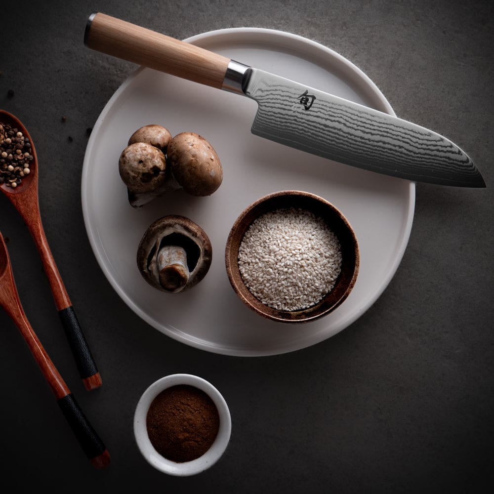 Couteau Santoku Shun Classic White 18 cm