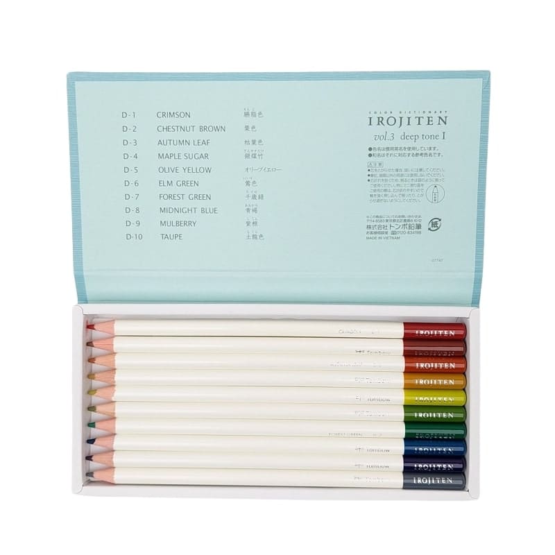Crayons de Couleur Japonais Irojiten Tome 1