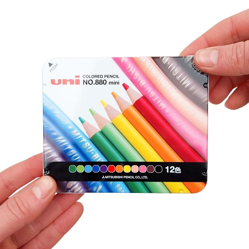 Crayons de Couleur Japonais Uni Mitsubishi 880 Mini