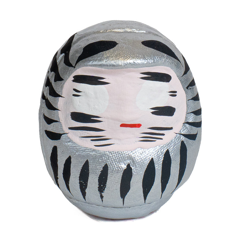 Daruma Japonais 6 cm - Coloris multiples Argent