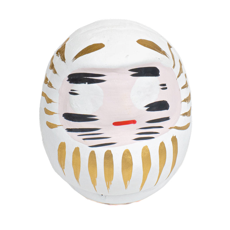 Daruma Japonais 6 cm - Coloris multiples Blanc