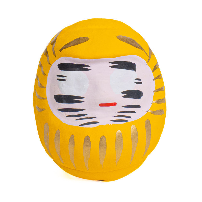 Daruma Japonais 6 cm - Coloris multiples Jaune