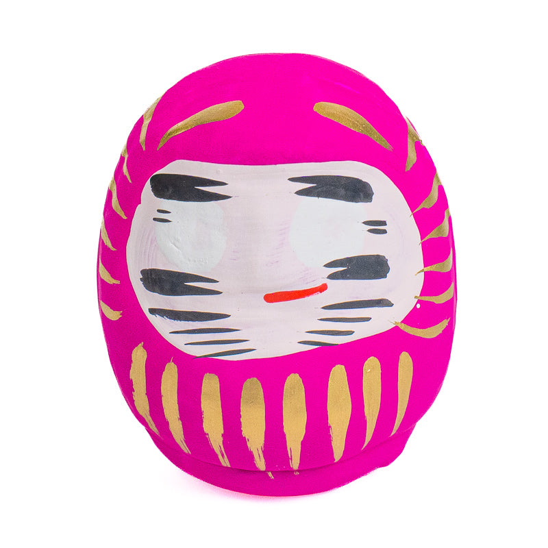 Daruma Japonais 6 cm - Coloris multiples Rose
