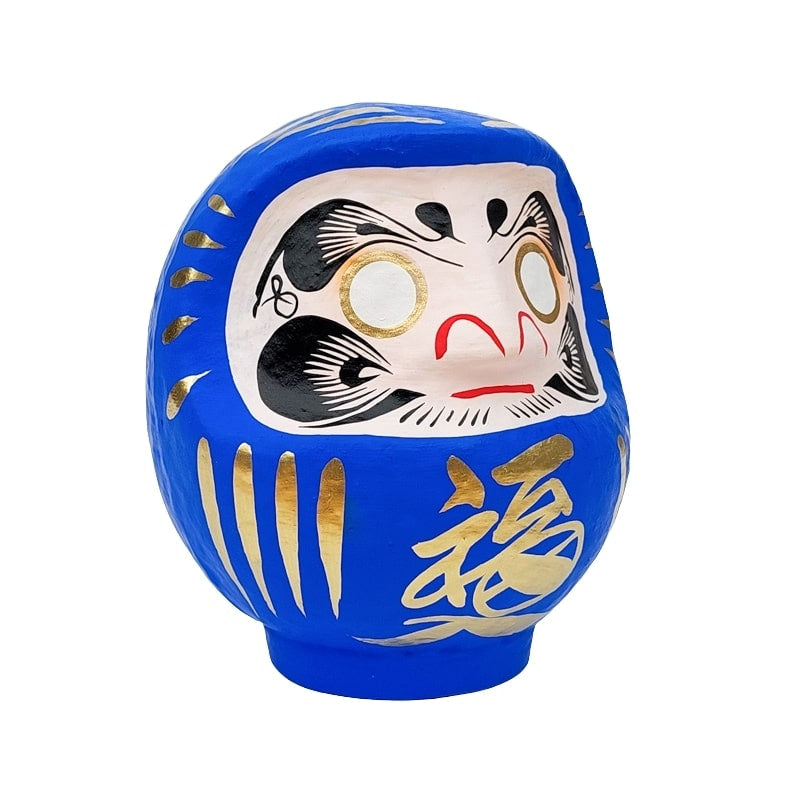 Daruma Japonais Bleu