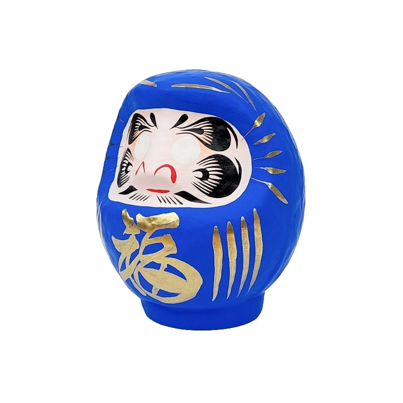 Daruma Japonais Bleu