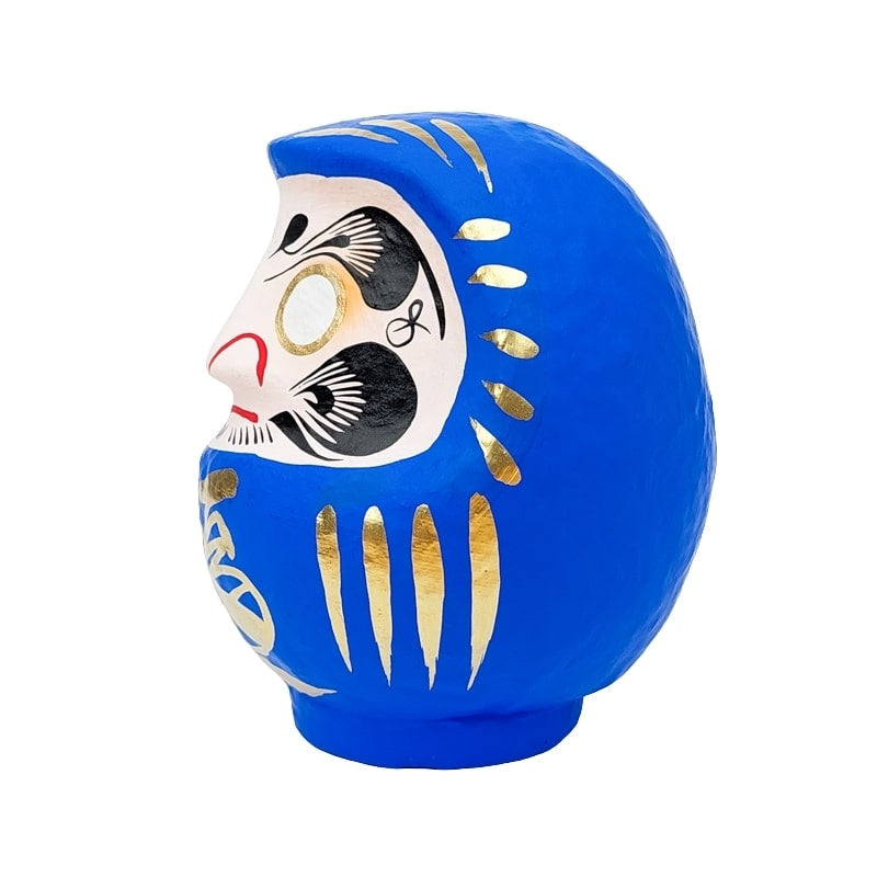 Daruma Japonais Bleu