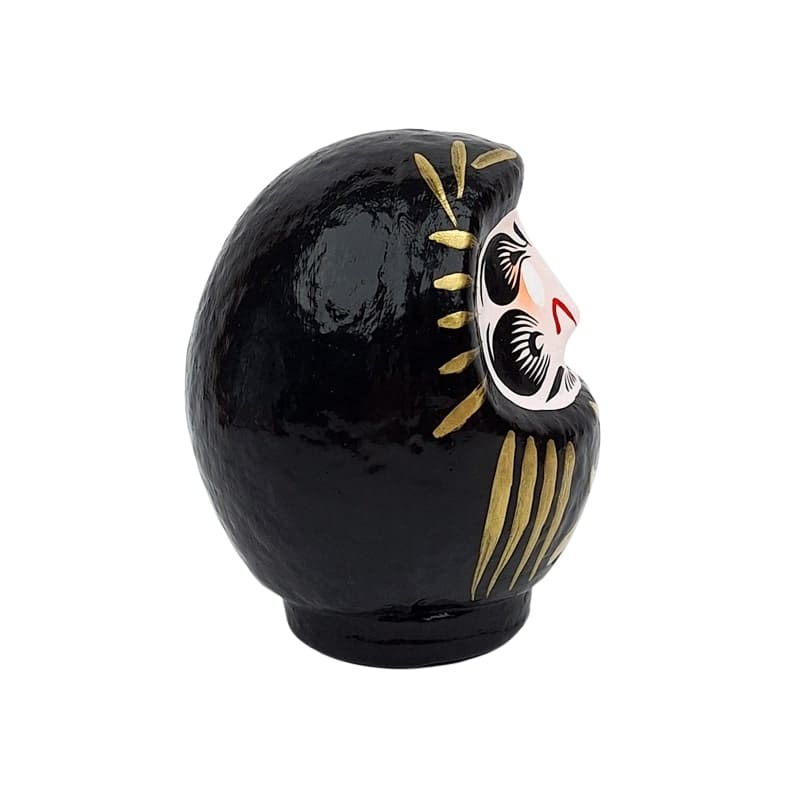 Daruma Japonais Noir - 9 à 15 cm