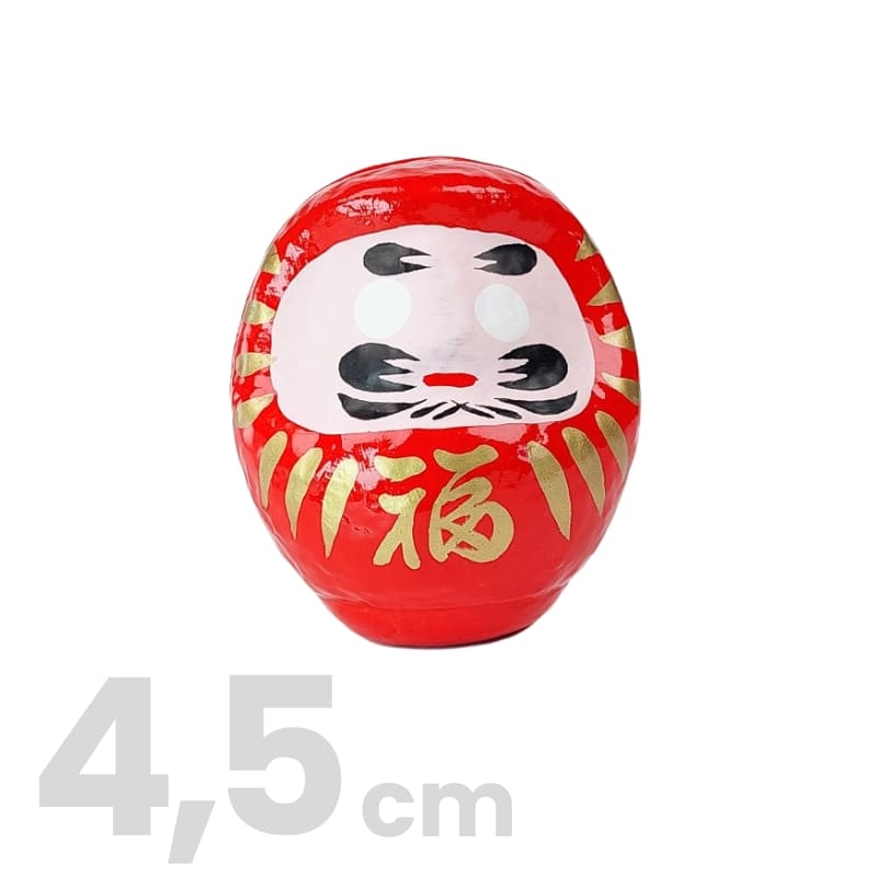 Daruma Japonais Rouge - 4,5 cm