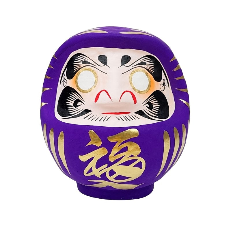 Daruma Japonais Violet - 12 cm
