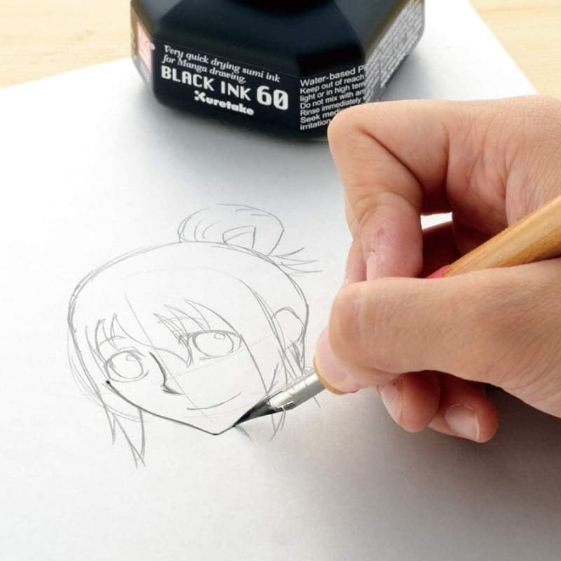Encre Noire Kuretake ZIG 60ml
