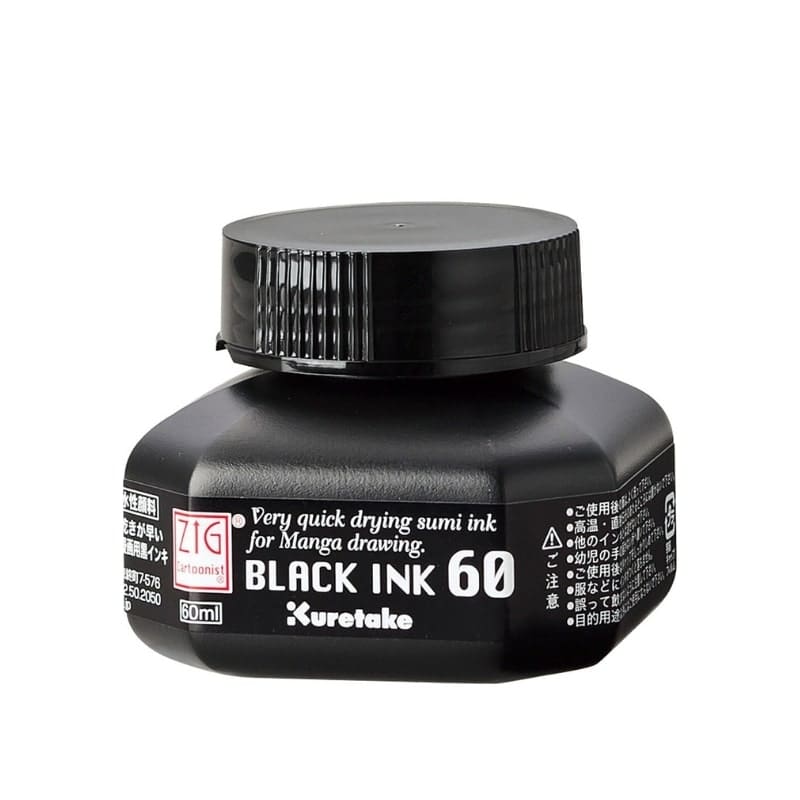 Encre Noire Kuretake ZIG 60ml