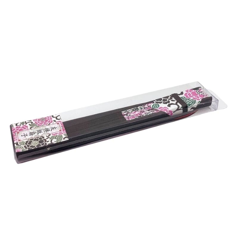 Éventails Japonais Yuzen Botan Rose