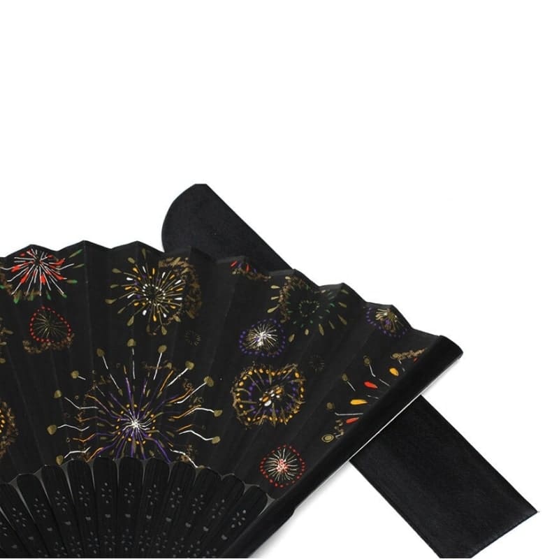 Éventails Japonais Yuzen Hanabi
