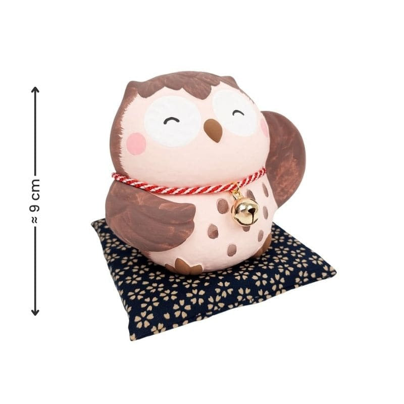 Figurine Chouette Japonaise Bonne Humeur