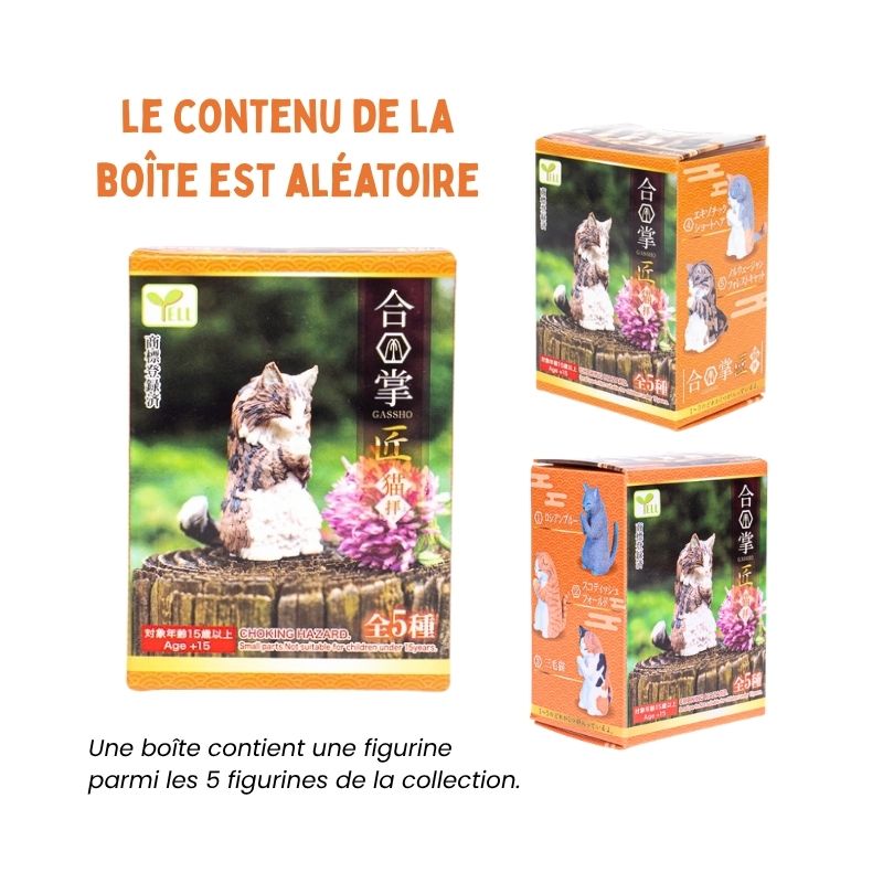 Figurine Gachapon Chat Gassho