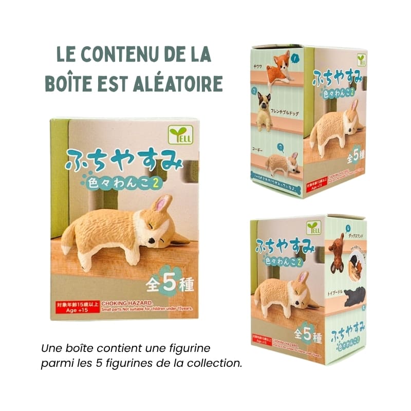 Figurine Gachapon Chien Kawaii