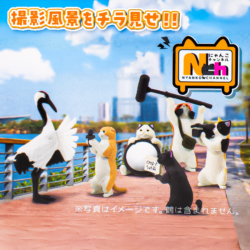 Figurine Gachapon Équipe de Tournage Chats
