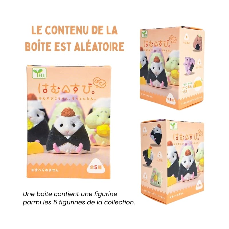 Figurine Gachapon Onigiri Hamster