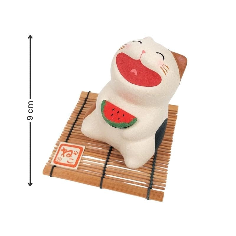 Figurine Japonaise Chat Rieur