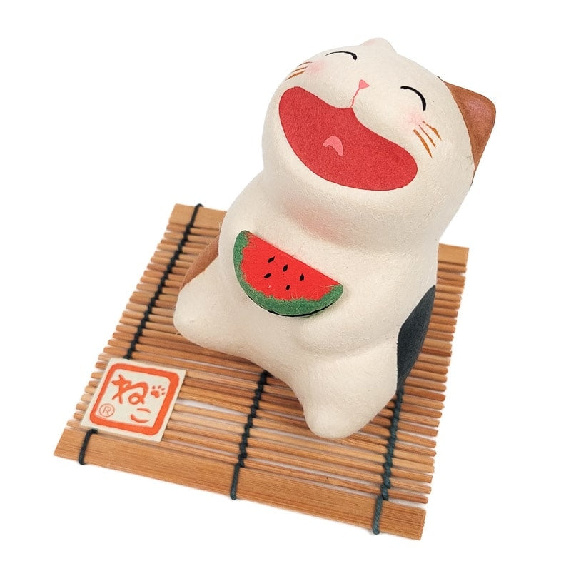 Figurine Japonaise Chat Rieur