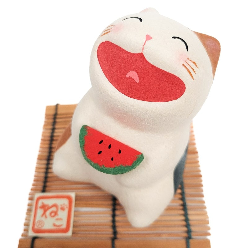 Figurine Japonaise Chat Rieur