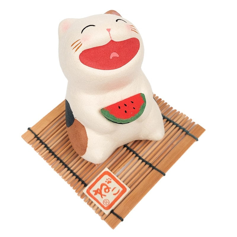 Figurine Japonaise Chat Rieur