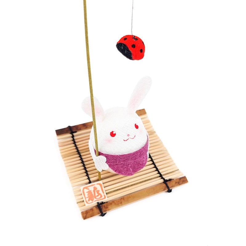 Figurine Japonaise Chirimen Lapin