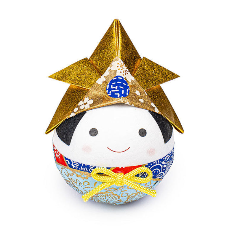 Figurine Okiagari Papier Washi Kabuto