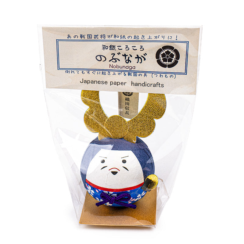 Figurine Okiagari Papier Washi Oda Nobunaga