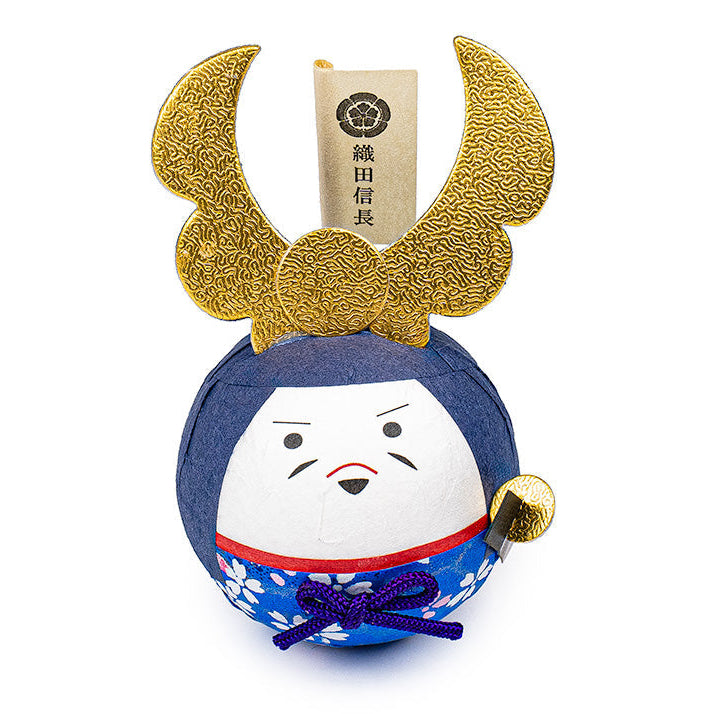 Figurine Okiagari Papier Washi Oda Nobunaga