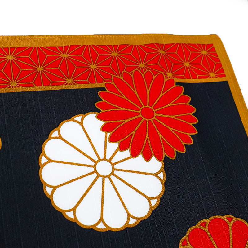 Furoshiki Japonais Chrysanthème - 50x50 cm