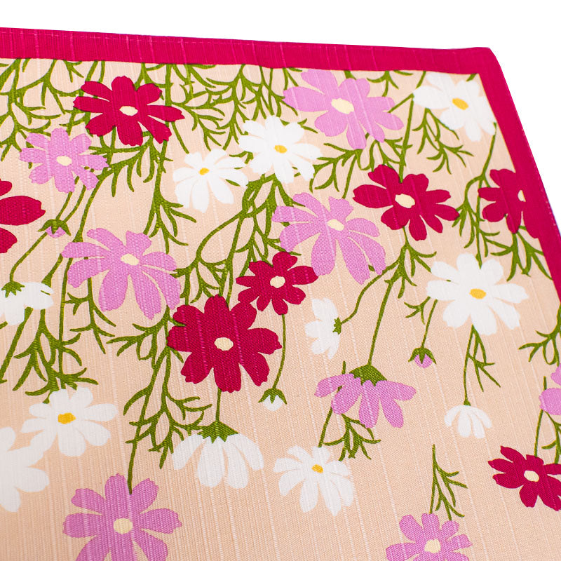 Furoshiki Japonais Fleurs Cosmos - 50x50 cm