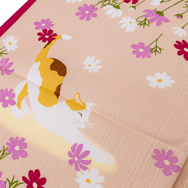 Furoshiki Japonais Fleurs Cosmos - 50x50 cm