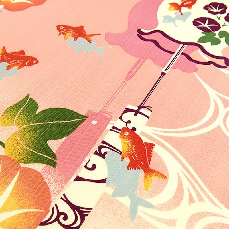 Furoshiki Japonais Poissons Rouges - 50x50 cm